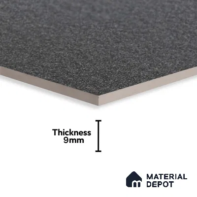 TL 01174 Nero Stone Matte Finish 600 x 600 mm Stone Full Body Vitrified Wall & Floor Tile - 9 mm
