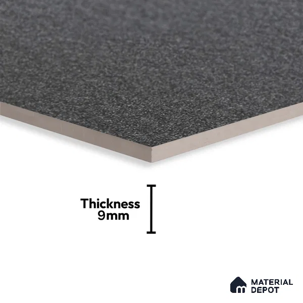 TL 01174 Nero Stone Matte Finish 600 x 600 mm Stone Full Body Vitrified Wall & Floor Tile - 9 mm