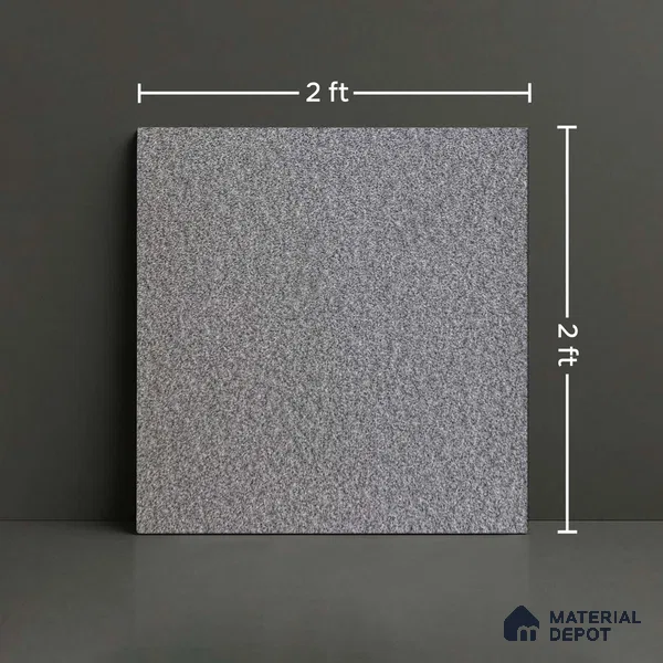 TL 01155 Smoke Stone Matte Finish 600 x 600 mm Stone Full Body Vitrified Wall & Floor Tile - 9 mm (Sample)