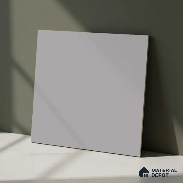 TL 01156 Steel Grey Matte Finish 600 x 600 mm Plain Full Body Vitrified Wall & Floor Tile - 9 mm