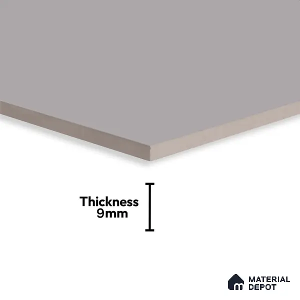 TL 01156 Steel Grey Matte Finish 600 x 600 mm Plain Full Body Vitrified Wall & Floor Tile - 9 mm