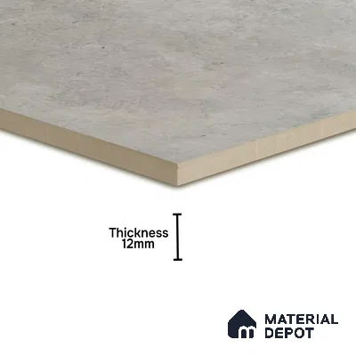 TL 02788 Powder Grey 400 x 400 mm Matte Finish Vitrified Parking Floor Tile - 12 mm | Pattern Alignment May Vary | 2-3 mm Spacer is Mandatory (Sample)