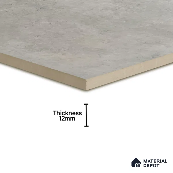TL 02788 Powder Grey 400 x 400 mm Matte Finish Vitrified Parking Floor Tile - 12 mm | Pattern Alignment May Vary | 2-3 mm Spacer is Mandatory (Sample)