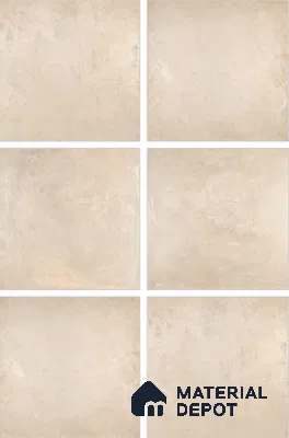 Parking Floor Tile TL 02770 Petrus Creamy 16 x 16 inch Anti Skid Matte Finish Vitrified Tile - 12 mm | 4 Random Design | Suitbale For Outdoor, Balcony, Terrace | Pattern Alignment May Vary | 2-3 mm Spacer is Mandatory (Sample)