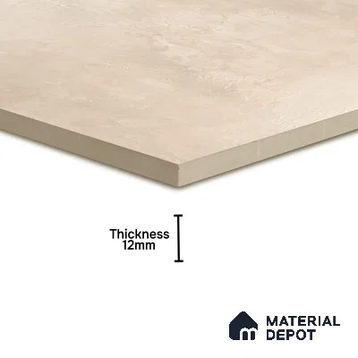 Parking Floor Tile TL 02770 Petrus Creamy 16 x 16 inch Anti Skid Matte Finish Vitrified Tile - 12 mm | 4 Random Design | Suitbale For Outdoor, Balcony, Terrace | Pattern Alignment May Vary | 2-3 mm Spacer is Mandatory (Sample)