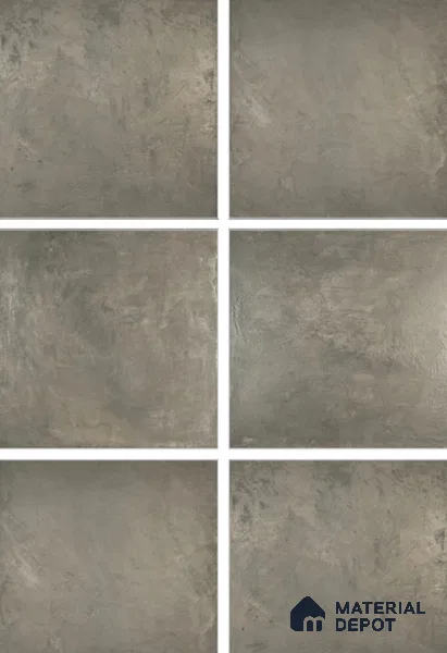 Parking Floor Tile TL 02776 Petrus Olive 16 x 16 inch Vitrified Anti Skid Matte Finish Heavy Duty Tile - 12 mm | 4 Random Design | Suitable For Outdoor, High Traffic Areas, Terrace | Pattern Alignment May Vary | 2-3 mm Spacer is Mandatory (Sample)