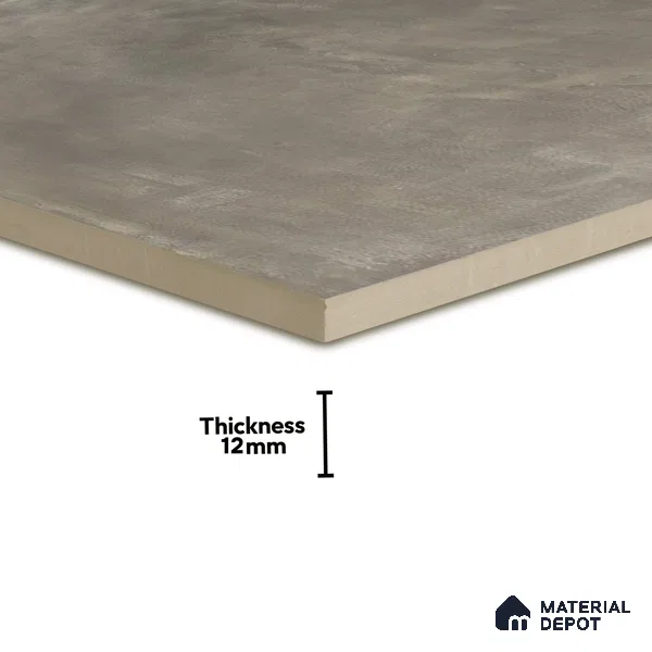 Parking Floor Tile TL 02776 Petrus Olive 16 x 16 inch Vitrified Anti Skid Matte Finish Heavy Duty Tile - 12 mm | 4 Random Design | Suitable For Outdoor, High Traffic Areas, Terrace | Pattern Alignment May Vary | 2-3 mm Spacer is Mandatory (Sample)