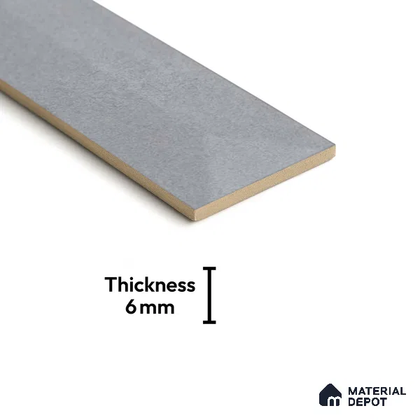 Subway Wall Tile TL 04999 C Lucent Base Knitted Fabric Grey 12 x 3 inch Ceramic Matte Finish - 6 mm | Suitable for Highlighter Walls, Foyer, Bathroom, Kitchen Wall & Backsplashes