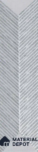 Subway Wall Tile TL 04999 E Lucent Decor Knitted Fabric Lilac 12 x 3 inch Ceramic Matte Finish - 6 mm | Suitable for Highlighter Walls, Foyer, Bathroom, Kitchen Wall & Backsplashes