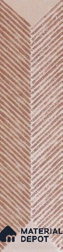 Subway Wall Tile TL 04999 G Lucent Decor Knitted Fabric Linen 12 x 3 inch Ceramic Matte Finish - 6 mm | Suitable for Highlighter Walls, Foyer, Bathroom, Kitchen Wall & Backsplashes