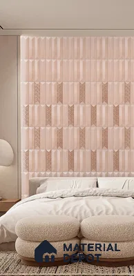 Subway Wall Tile TL 04999 H Lucent Base Knitted Fabric Linen 12 x 3 inch Ceramic Matte Finish - 6 mm | Suitable for Highlighter Walls, Foyer, Bathroom, Kitchen Wall & Backsplashes (Sample)