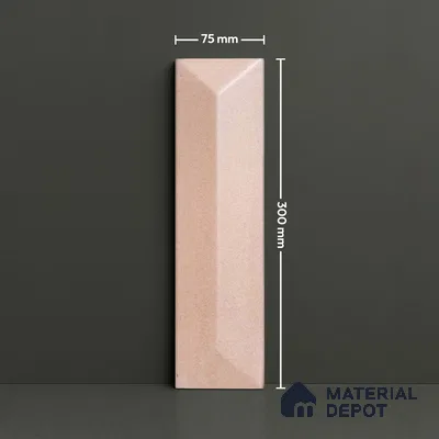 Subway Wall Tile TL 04999 H Lucent Base Knitted Fabric Linen 12 x 3 inch Ceramic Matte Finish - 6 mm | Suitable for Highlighter Walls, Foyer, Bathroom, Kitchen Wall & Backsplashes (Sample)