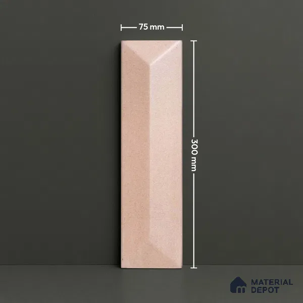 Subway Wall Tile TL 04999 H Lucent Base Knitted Fabric Linen 12 x 3 inch Ceramic Matte Finish - 6 mm | Suitable for Highlighter Walls, Foyer, Bathroom, Kitchen Wall & Backsplashes (Sample)