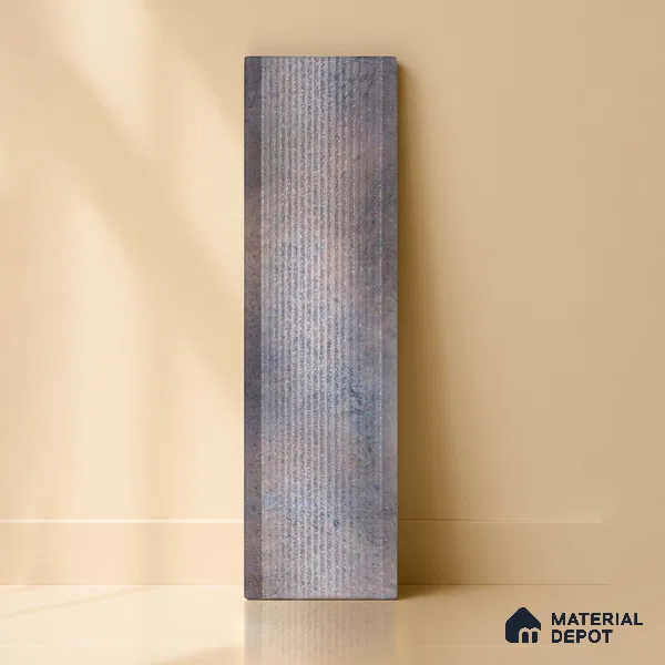 Subway Wall Tile TL 05000 B Lucent Silver Lining 12 x 3 inch Ceramic Matte Finish - 6 mm | Suitable for Highlighter Walls, Foyer, Bathroom, Kitchen Wall & Backsplashes (Sample)