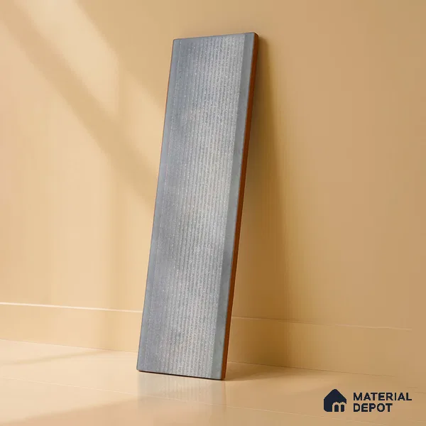 Subway Wall Tile TL 05000 C Lucent Grey Glitters 12 x 3 inch Ceramic Matte Finish - 6 mm | Suitable for Highlighter Walls, Foyer, Bathroom, Kitchen Wall & Backsplashes (Sample)