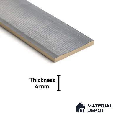 Subway Wall Tile TL 05000 C Lucent Grey Glitters 12 x 3 inch Ceramic Matte Finish - 6 mm | Suitable for Highlighter Walls, Foyer, Bathroom, Kitchen Wall & Backsplashes (Sample)