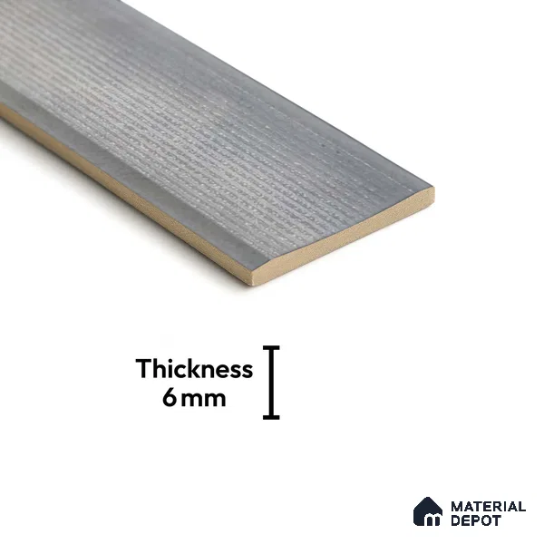 Subway Wall Tile TL 05000 C Lucent Grey Glitters 12 x 3 inch Ceramic Matte Finish - 6 mm | Suitable for Highlighter Walls, Foyer, Bathroom, Kitchen Wall & Backsplashes (Sample)