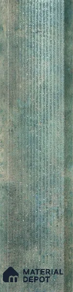 Subway Wall Tile TL 05000 D Lucent Tempered Turquoise 12 x 3 inch Ceramic Matte Finish - 6 mm | Suitable for Highlighter Walls, Foyer, Bathroom, Kitchen Wall & Backsplashes (Sample)