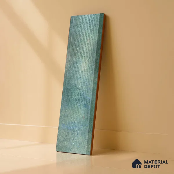 Subway Wall Tile TL 05000 D Lucent Tempered Turquoise 12 x 3 inch Ceramic Matte Finish - 6 mm | Suitable for Highlighter Walls, Foyer, Bathroom, Kitchen Wall & Backsplashes (Sample)