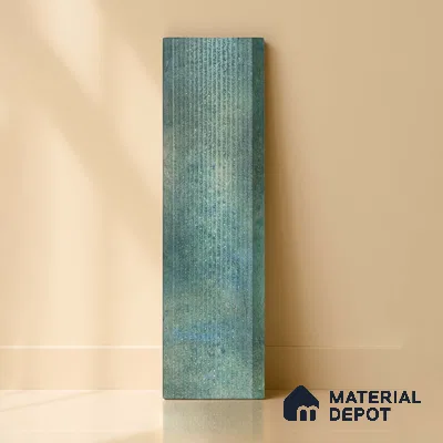 Subway Wall Tile TL 05000 D Lucent Tempered Turquoise 12 x 3 inch Ceramic Matte Finish - 6 mm | Suitable for Highlighter Walls, Foyer, Bathroom, Kitchen Wall & Backsplashes (Sample)