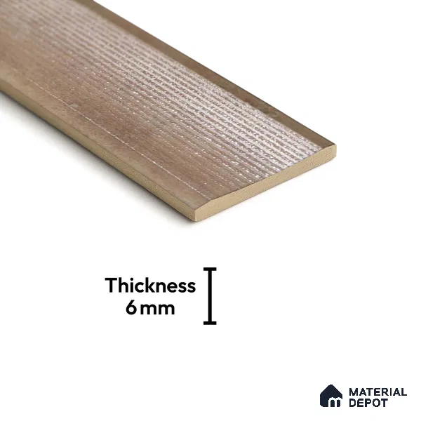 Subway Wall Tile TL 05000 E Lucent Claystone Brown 12 x 3 inch Ceramic Matte Finish - 6 mm | Suitable for Highlighter Walls, Foyer, Bathroom, Kitchen Wall & Backsplashes (Sample)