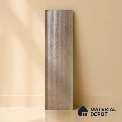 Subway Wall Tile TL 05000 E Lucent Claystone Brown 12 x 3 inch Ceramic Matte Finish - 6 mm | Suitable for Highlighter Walls, Foyer, Bathroom, Kitchen Wall & Backsplashes (Sample)