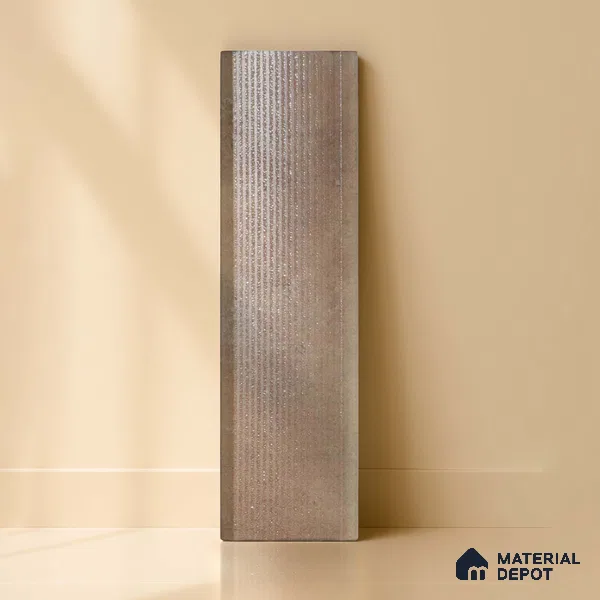 Subway Wall Tile TL 05000 E Lucent Claystone Brown 12 x 3 inch Ceramic Matte Finish - 6 mm | Suitable for Highlighter Walls, Foyer, Bathroom, Kitchen Wall & Backsplashes (Sample)
