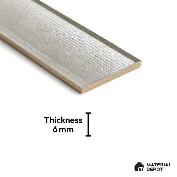 Subway Wall Tile TL 05000 F Lucent Glitz White 12 x 3 inch Ceramic Matte Finish - 6 mm | Suitable for Highlighter Walls, Foyer, Bathroom, Kitchen Wall & Backsplashes (Sample)