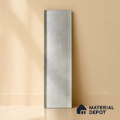 Subway Wall Tile TL 05000 F Lucent Glitz White 12 x 3 inch Ceramic Matte Finish - 6 mm | Suitable for Highlighter Walls, Foyer, Bathroom, Kitchen Wall & Backsplashes (Sample)