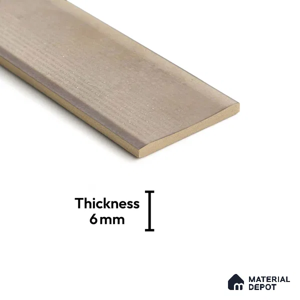 Subway Wall Tile TL 05000 Lucent Ivory Dune 12 x 3 inch Ceramic Matte Finish - 6 mm | Suitable for Highlighter Walls, Foyer, Bathroom, Kitchen Wall & Backsplashes (Sample)