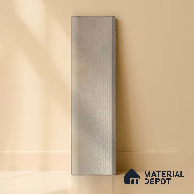 Subway Wall Tile TL 05000 Lucent Ivory Dune 12 x 3 inch Ceramic Matte Finish - 6 mm | Suitable for Highlighter Walls, Foyer, Bathroom, Kitchen Wall & Backsplashes (Sample)