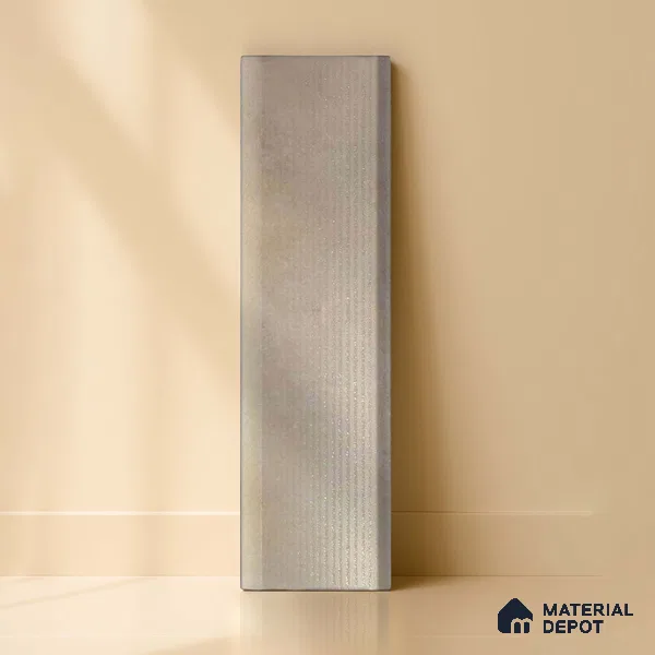 Subway Wall Tile TL 05000 Lucent Ivory Dune 12 x 3 inch Ceramic Matte Finish - 6 mm | Suitable for Highlighter Walls, Foyer, Bathroom, Kitchen Wall & Backsplashes (Sample)