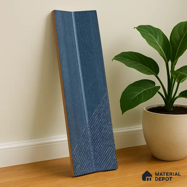 Subway Wall Tile TL 05001 B Lucent Aquamarine Glow 12 x 3 inch Ceramic Matte Finish - 9 mm | Suitable for Highlighter Walls, Foyer, Bathroom, Kitchen Wall & Backsplashes (Sample)