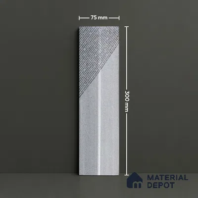 Subway Wall Tile TL 05001 C Lucent Glowing Mystics 12 x 3 inch Ceramic Matte Finish - 9 mm | Suitable for Highlighter Walls, Foyer, Bathroom, Kitchen Wall & Backsplashes