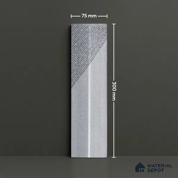 Subway Wall Tile TL 05001 C Lucent Glowing Mystics 12 x 3 inch Ceramic Matte Finish - 9 mm | Suitable for Highlighter Walls, Foyer, Bathroom, Kitchen Wall & Backsplashes