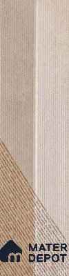 Subway Wall Tile TL 05001 D Lucent Prism Latte 12 x 3 inch Ceramic Matte Finish - 9 mm | Suitable for Highlighter Walls, Foyer, Bathroom, Kitchen Wall & Backsplashes (Sample)