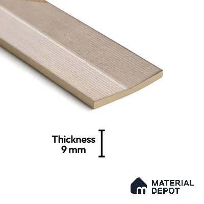 Subway Wall Tile TL 05001 D Lucent Prism Latte 12 x 3 inch Ceramic Matte Finish - 9 mm | Suitable for Highlighter Walls, Foyer, Bathroom, Kitchen Wall & Backsplashes (Sample)