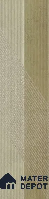 Subway Wall Tile TL 05001 E Lucent Veined Brown 12 x 3 inch Ceramic Matte Finish - 9 mm | Suitable for Highlighter Walls, Foyer, Bathroom, Kitchen Wall & Backsplashes (Sample)