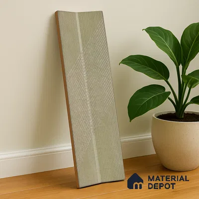 Subway Wall Tile TL 05001 E Lucent Veined Brown 12 x 3 inch Ceramic Matte Finish - 9 mm | Suitable for Highlighter Walls, Foyer, Bathroom, Kitchen Wall & Backsplashes (Sample)