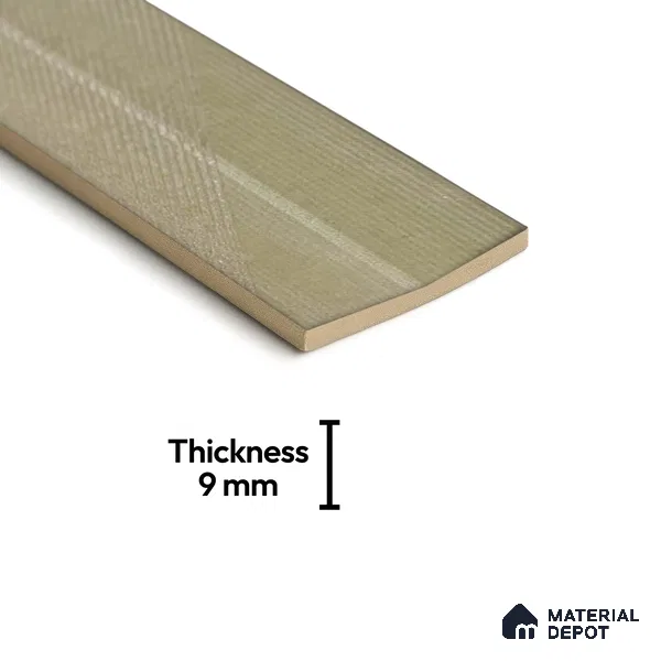 Subway Wall Tile TL 05001 E Lucent Veined Brown 12 x 3 inch Ceramic Matte Finish - 9 mm | Suitable for Highlighter Walls, Foyer, Bathroom, Kitchen Wall & Backsplashes (Sample)