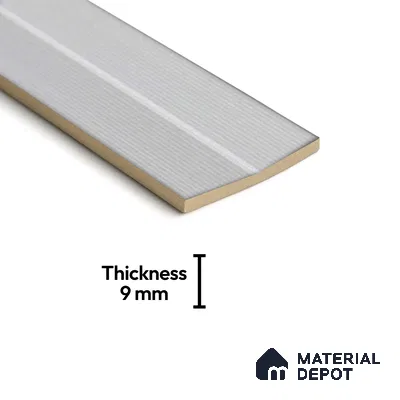 Subway Wall Tile TL 05001 F Lucent Liner White Lilac 12 x 3 inch Ceramic Matte Finish - 9 mm | Suitable for Highlighter Walls, Foyer, Bathroom, Kitchen Wall & Backsplashes (Sample)