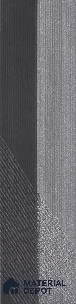 Subway Wall Tile TL 05001 Lucent Weaved Shadows 12 x 3 inch Ceramic Matte Finish - 9 mm | Suitable for Highlighter Walls, Foyer, Bathroom, Kitchen Wall & Backsplashes (Sample)