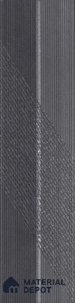 Subway Wall Tile TL 05001 Lucent Weaved Shadows 12 x 3 inch Ceramic Matte Finish - 9 mm | Suitable for Highlighter Walls, Foyer, Bathroom, Kitchen Wall & Backsplashes (Sample)