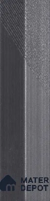 Subway Wall Tile TL 05001 Lucent Weaved Shadows 12 x 3 inch Ceramic Matte Finish - 9 mm | Suitable for Highlighter Walls, Foyer, Bathroom, Kitchen Wall & Backsplashes (Sample)