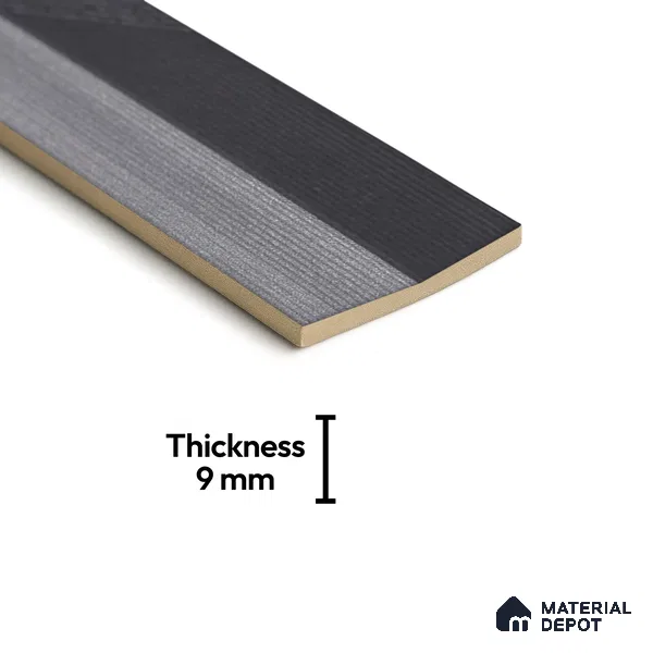 Subway Wall Tile TL 05001 Lucent Weaved Shadows 12 x 3 inch Ceramic Matte Finish - 9 mm | Suitable for Highlighter Walls, Foyer, Bathroom, Kitchen Wall & Backsplashes (Sample)
