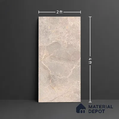 TL 00954 Monard Beige 1200 x 600 mm PGVT Glossy Finish Tile - 9 mm | Random Designs