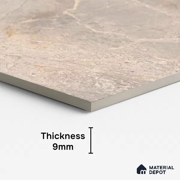 TL 00954 Monard Beige 1200 x 600 mm PGVT Glossy Finish Tile - 9 mm | Random Designs