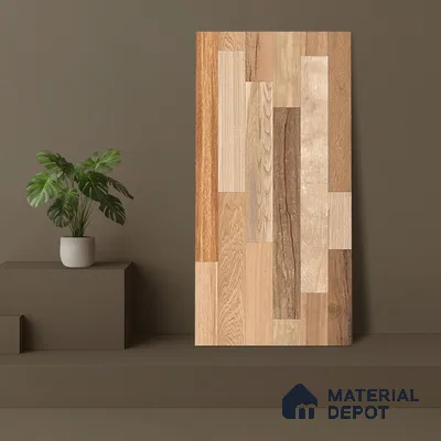 TL 03070 Montana Oak 4 ft x 2 ft Diamond Finish Wooden Look Tile - 9 mm (Random 3)