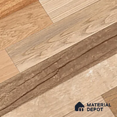 TL 03070 Montana Oak 4 ft x 2 ft Diamond Finish Wooden Look Tile - 9 mm (Random 3)