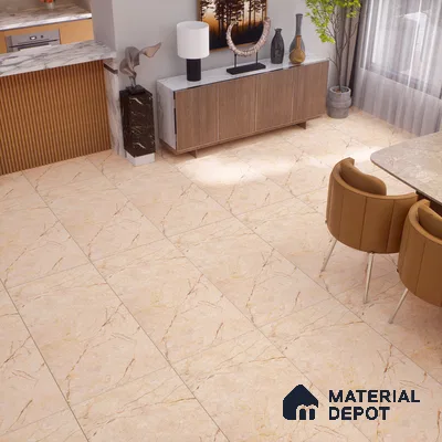 TL 00800 Sevellia Crema 1200 x 600 mm Carving Matte Finish Vitrified Wall & Floor Tile - 9 mm (Sample)